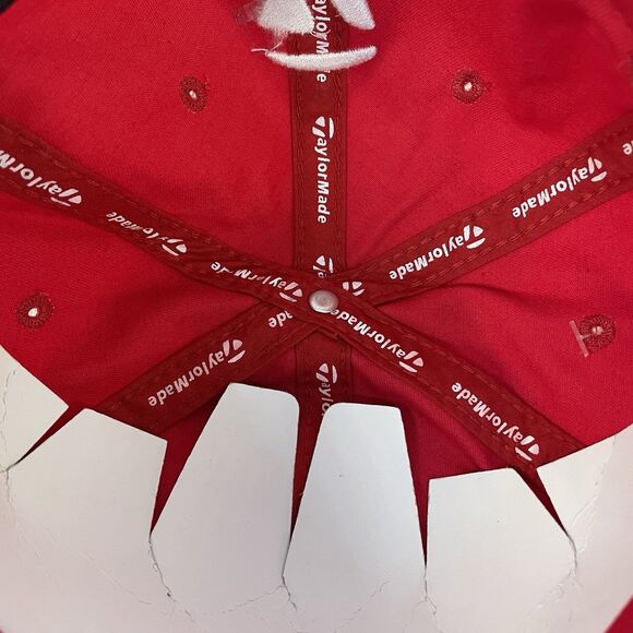 TaylorMade Golf Nebraska Huskers New Era Adjustable Hat Red NWT - Picture 8 of 10